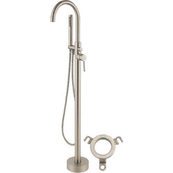 Μπαταρία Λουτρού Δαπέδου Με Ντους Χειρός VIENNA Brushed Nickel PVD 2045006752