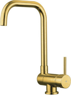 Μπαταρία κουζίνας ανακλινόμενη ALEXIA Brushed Gold PVD 2045007705