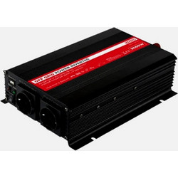 Inverter Τροπ. Ημιτόνου GBC INV4-12-1500-MT 1500 W 12 V - 2x Schuko, USB & Τηλεχειριστήριο