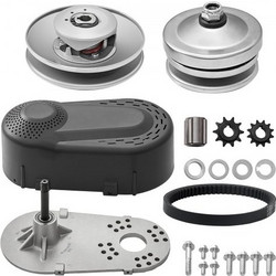 Συμπλέκτης VEVOR, Κινητήρας 2-8HP, Συμπλέκτης Υψηλής Αντοχής 2000 RPM με Ασυμμετρικά Σχεδιασμένους Τροχούς & Ανθεκτικό Λαστιχένιο Ιμάντα, Στιβαρός & Ανθεκτικός Συμπλέκτης με Πλήρη Αξεσουάρ, Κατάλληλος