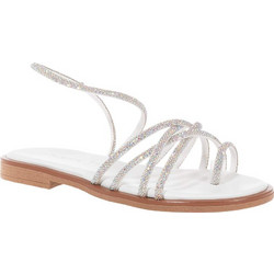 BEATRIS ΓΥΝΑΙΚΕΙΑ ΛΕΥΚΑ ΣΑΝΔΑΛΙΑ ΜΕ STRASS