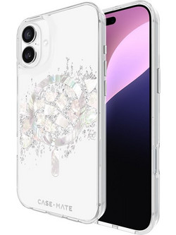 Case-Mate Karat MagSafe - Case for iPhone 16 Plus with Pearl Inlay (A Touch of Pearl) - (CM054378)