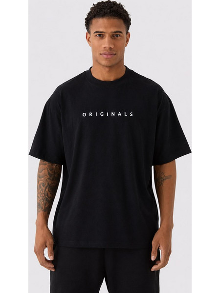 OVERSIZE Ανδρικό T-Shirt TRUTH 26-431 ΜΑΥΡΟ - Μαύρο