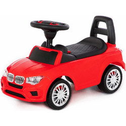 Polesie Super Car 5B Περπατούρα Ride On Αυτοκινητάκι 12m+ Κόκκινη
