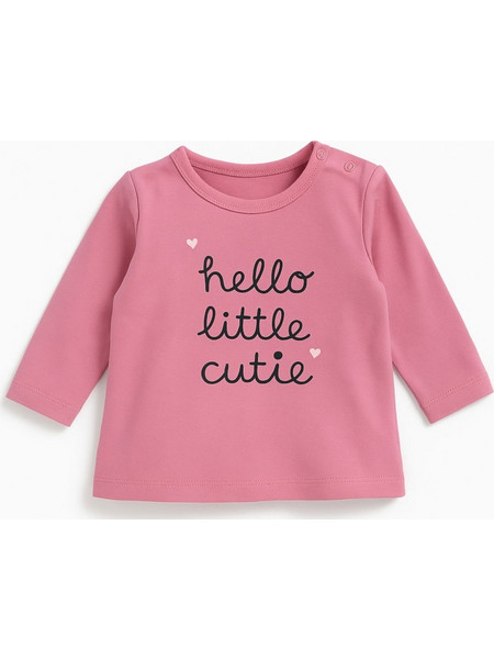 Μπλουζάκι Μακρυμάνικο Hello Little Cutie Venere