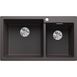 Blanco Pleon 9 Ένθετος Νεροχύτης Γρανίτη Rock Grey 527638 86x50cm