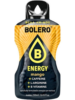 Bolero Energy Mango (Μάνγκο) Ενεργειακό Ρόφημα χωρίς Ζάχαρη σε Σκόνη 7gr