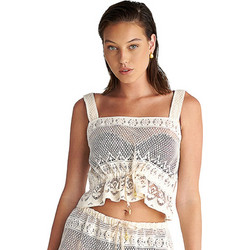 Γυναικείο Τοπ BLU4U Stripes And Spots Beachwear - Μπεζ
