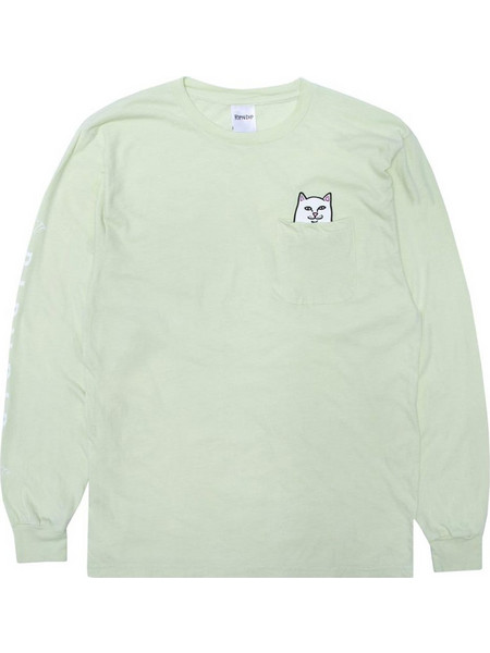Ripndip Ανδρική μακρυμάνικη μπλούζα LIGHT LIME