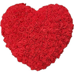 Rose heart κόκκινη