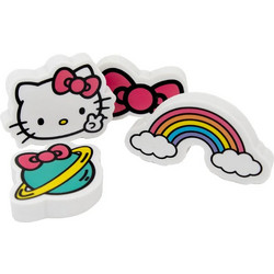 Mr. Wonderful σετ με 4 γόμες Hello Kitty