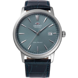 Orient Contemporary Ανδρικό Ρολόι Αυτόματο με Μπλε Δερμάτινο Λουράκι RA-AC0F14L