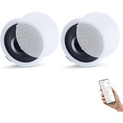 VEVOR Ηχεία Οροφής Bluetooth 203,2 mm με Ενισχυτή, 2 Δρόμων, Εντοιχιζόμενα, Ζεύγος DPXDSYSQ8YCLGWO3A001V2