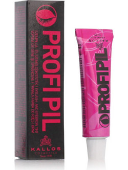 Kallos Profi Pil Eyelash & Eyebrow 01 Black Αδιάβροχη Ημιμόνιμη Βαφή Φρυδιών 15ml