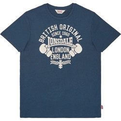 lonsdale CATTERICK αντρικό t-shirt 117865-3057 μπλε ΜΠΛΕ