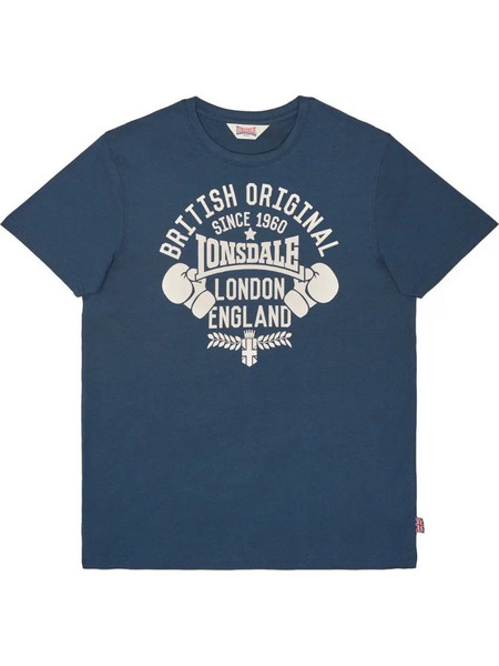 lonsdale CATTERICK αντρικό t-shirt 117865-3057 μπλε ΜΠΛΕ