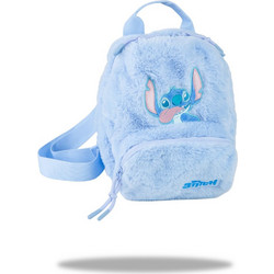 COOLPACK DISNEY FLUFFY ΣΑΚΙΔΙΟ ΠΛΑΤΗΣ 10" STITCH ΜΠΛΕ F152003