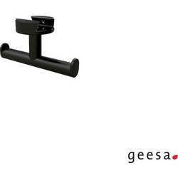 Άγκιστρο μπάνιου διπλό για εταζέρες Leev Geesa Black Matt