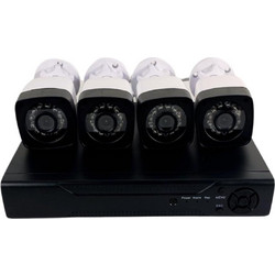 Ολοκληρωμένο Σύστημα CCTV 4 Καμερών Full HD Με DVR, Νυχτερινή Όραση Και Απομακρυσμένη Πρόσβαση