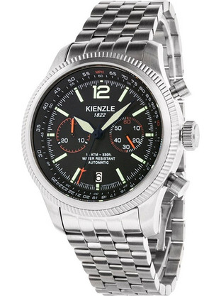 Kienzle Pilotimer Ανδρικό Ρολόι Χρονογράφος Αυτόματο KM-417
