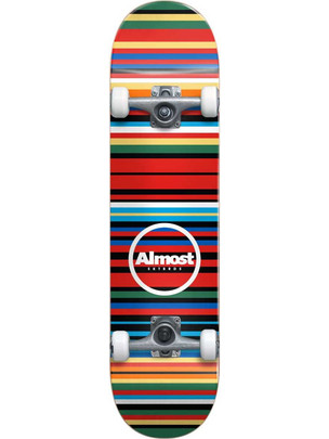 Almost Skateboards Thin Strips FP Black 7.75