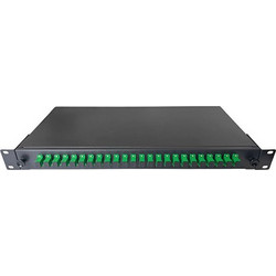 Conexpro ODF-1UB-24SCS ODF with 24X SC/APC Simplex Adapters and Splice Tray, 1U, 19''
