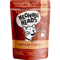 Meowing Heads Top Cat Turkey 100gr