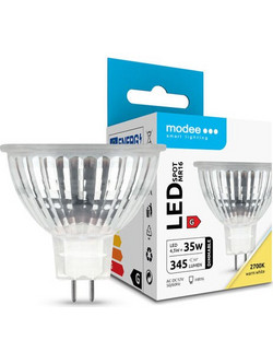 Modee Lighting LED Λαμπτήρας Spot Glass 4,5W MR16 12V ERP