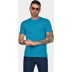 Ανδρικό T-shirt Από 100% Βαμβάκι Normal Fit Με Στρογγυλή Λαιμόκοψη - ΤΙΡΚΟΥΑΖ