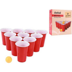 I-Total Drinking Game Beer Pong Kit 20 Cups + 20 Balls XL2649