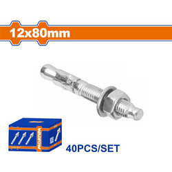 Wadfow WDQ2543 Βισματα Μεταλλικα Γαλβ Express 12 Χ 80 40τεμ