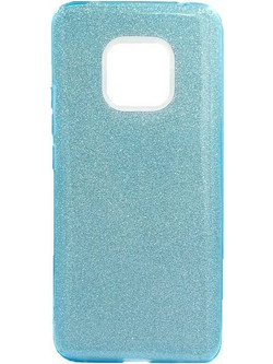 Θήκη Huawei Mate 20 Pro Glitter Γαλάζιο Γαλάζιο Θήκη πλάτης Σιλικόνη