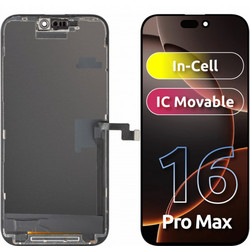 Μονάδα Οθόνης LCD ZY για Apple iPhone 16 Pro Max, Έκδοση In-Cell IC, Μαύρο