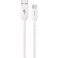 Καλώδιο Φόρτισης Dudao L2SM Usb-a Regular USB 2.0 to micro USB Cable Λευκό 1.2m