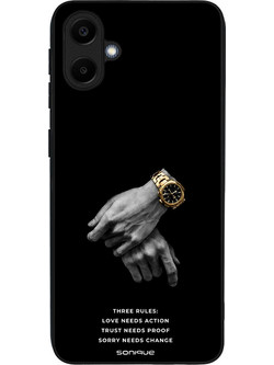 Sonique Men's Edition Θήκη με Σχέδιο «Three Rules» (Samsung Galaxy A20e)