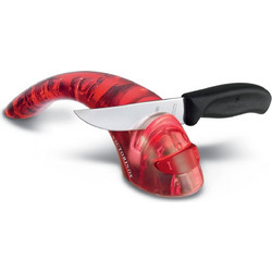 Victorinox Ακονιστήρι Μαχαιριών 2 Επιπέδων Με Κεραμικές Ράβδους Κόκκινο