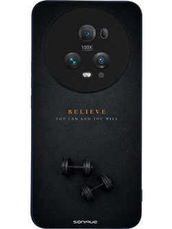 Sonique Men's Edition Θήκη (Honor Magic5 Pro 5G) με Σχέδιο «Believe»