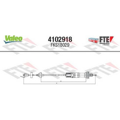 VALEO 4102918 - FKS18029 VALEO ΝΤΙΖΑ ΣΥΜΠΛΕΚΤΗ
