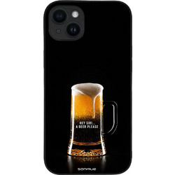 Sonique Men's Edition Back Cover με Σχέδιο «One Beer, Please» (iPhone 14 Plus)