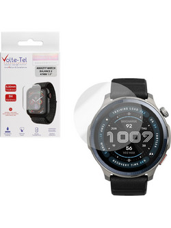 VOLTE-TEL TEMPERED GLASS AMAZFIT WATCH BALANCE 2 47MM 1.5in 9H 0.30mm 2.5D FULL GLUE FULL COVER