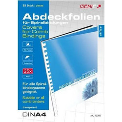 Genie Διαφανή Εξώφυλλα A4 25 Τεμ