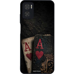 Sonique Men's Edition Θήκη με Σχέδιο «Άσος» (Motorola Moto E22 4G)