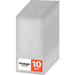 VEVOR Πλακίδια Οροφής PVC 605x1210mm 10τμχ Λευκό Μάρμαρο PVCFPB2448INJAXPY001V0