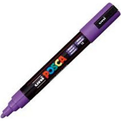 Uni-Ball Μαρκαδοροι Posca Pc-5M Medium Violet (PC5MMVI) (UNIPC5MMVI)
