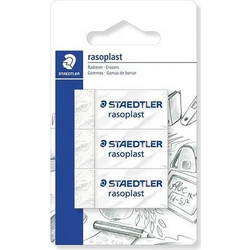 Staedtler Blister 3 Γόμες Rasoplast 526 (526B3 BK3D)