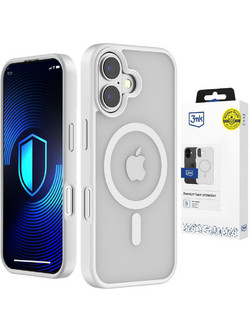 3mk Smoke MagCase for iPhone 17 - white-translucent
