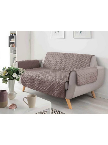 Κάλυμμα Καναπε Lounge Douceur d'interieur με διαστάσεις 279x179cm - Hazelnut 1610049