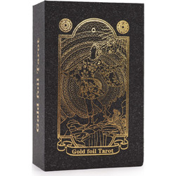 Gold Foil Tarot Set with Book - Gift Box