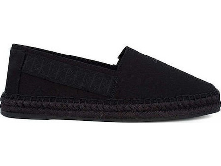 CALVIN KLEIN JEANS ESPADRILLE WEBBING CV ΜΑΥΡΟ