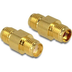 DeLock Μετατροπέας SMA female σε SMA female Χρυσό 1τμχ 88478 88478